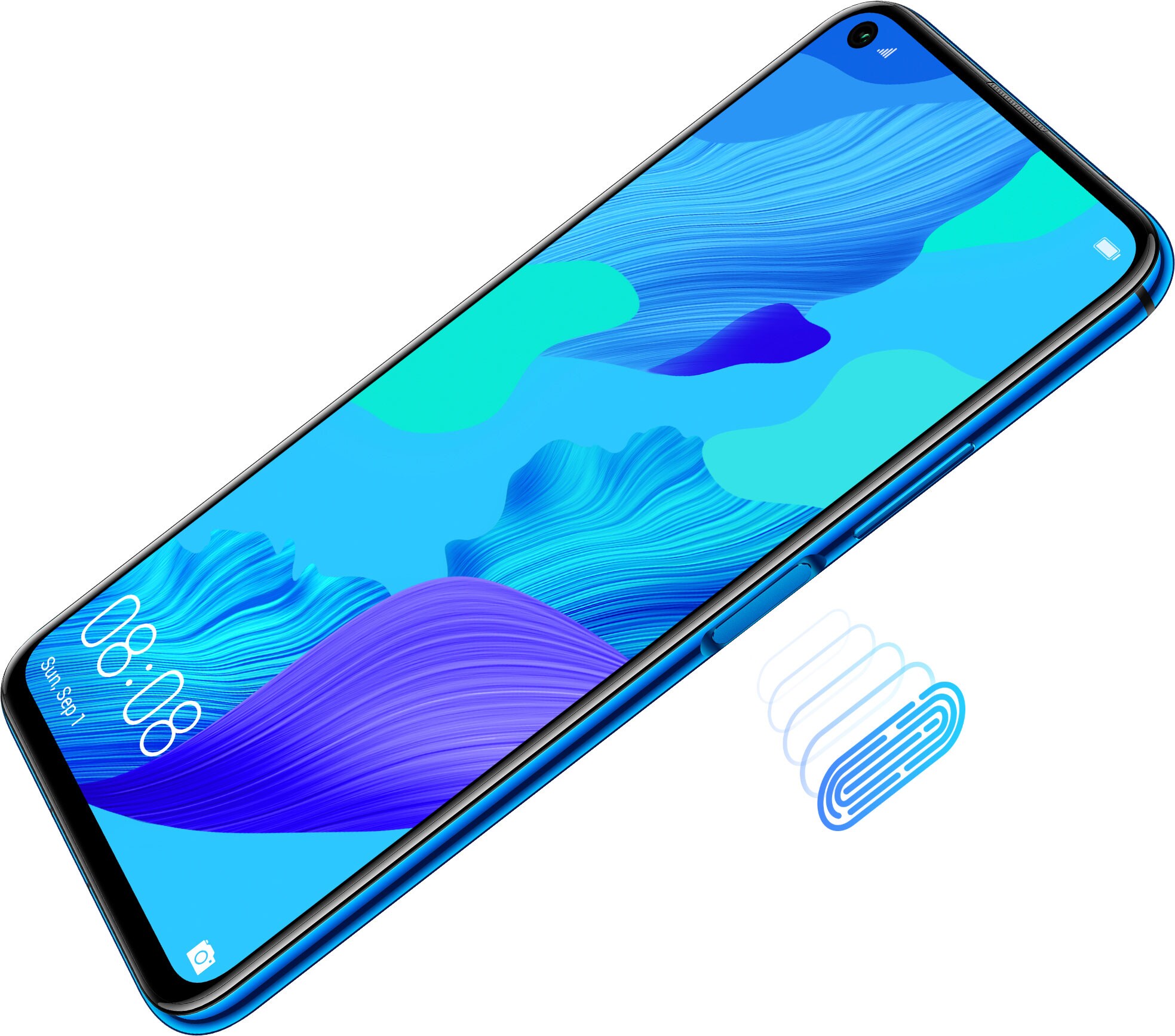 Telefon HUAWEI Nova 5T, 128GB, 6GB RAM, Dual SIM, Crush Blue